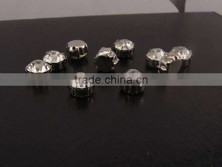 High Quality Rhinestone Crown Embellishments with Brass
