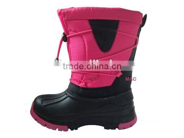Children snow boot fur lining winter kids snow boots snow boot waterproof snow boots