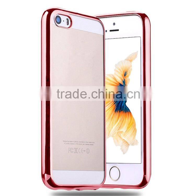 OEM Ultra Thin Transparent TPU Mobile Phone Case Cover For Apple iPhone 5S