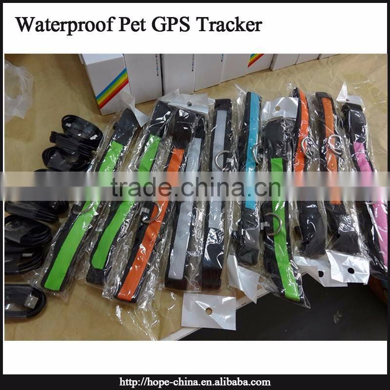 2016 hot New IP66 waterproof mini pet animal pet gps tracker/ mini pet gps tracking