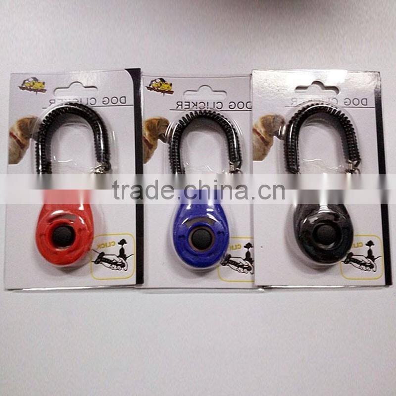 2016 New-Paws designer colorful Aid wrist strap pet dog training clicker