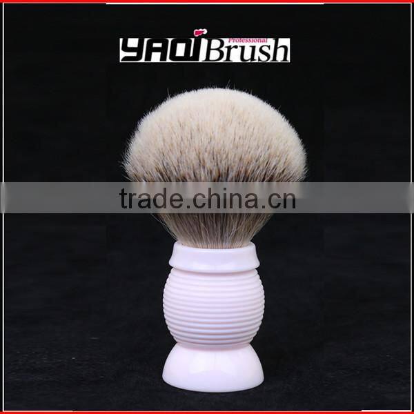 women use pink handle best badger hair knot shave brush