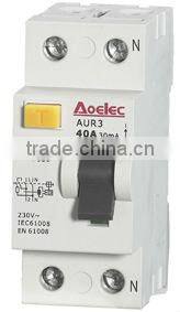 AUR3 Modular Electrical 2 pole earth leakage circuit breaker/ELCB