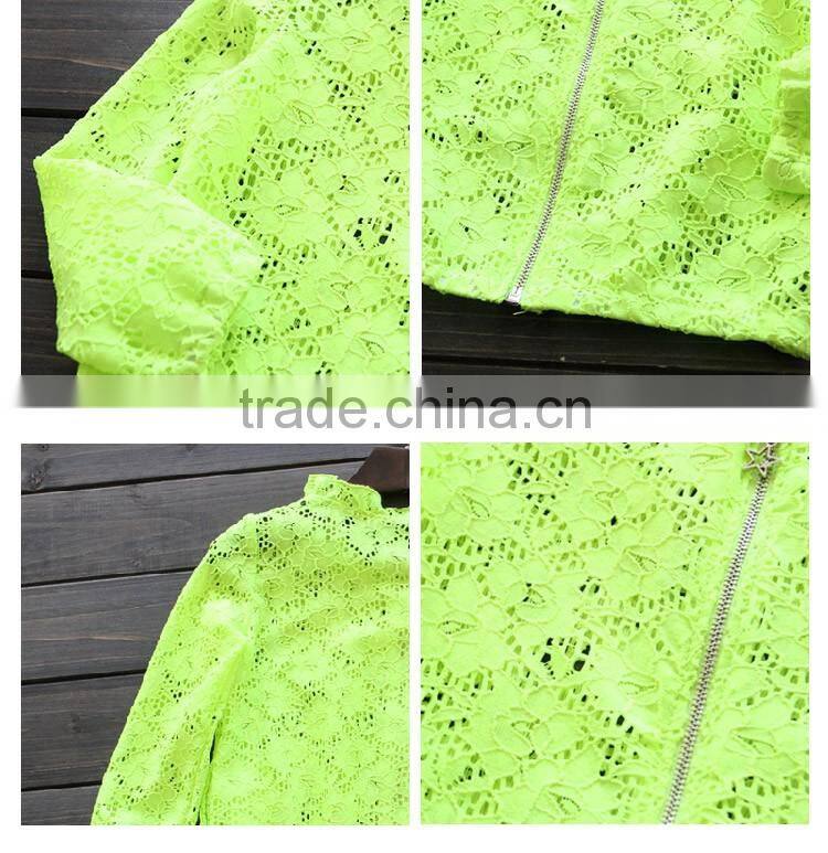 High Quality Fashion Breathable Children Zipper Coats for Girls, Zipper Unlined Upper Garment