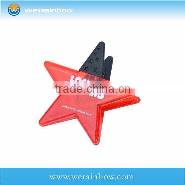 oem fashion star shaped plastic clip