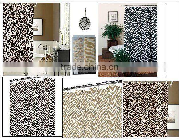 decorative shower curtain hooks