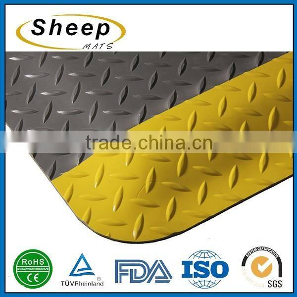 Factory wholesale anti-slip sidewalk garage industrial washable coloring mat