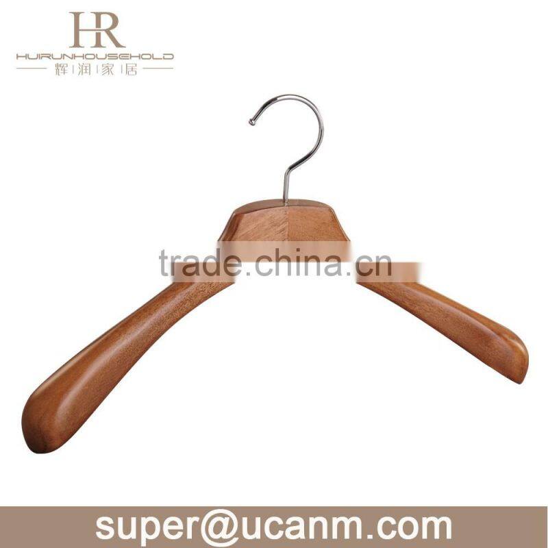 HRW-8300N assessed supplier popular big shoulder wood coat hanger