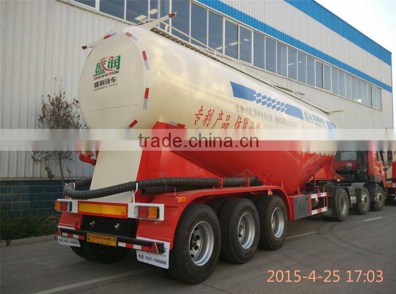 28-60CBM Cement Tank Trailer For Bulk Cement Transporters