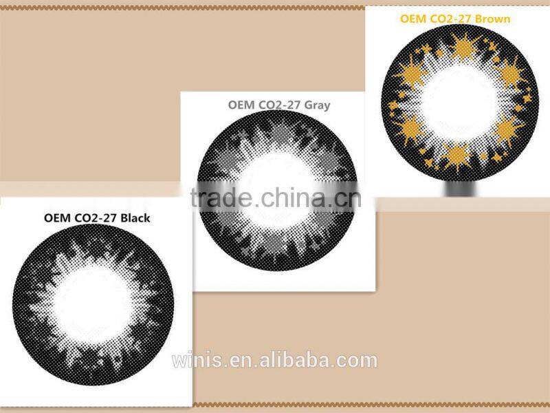hotsale Korea manufactured color contact lens OEM CO2-27 color contact lenses