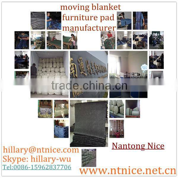 2015 good quality Binding printed Big size warehouse Blanket for Australia Furniture Removalist Blankets