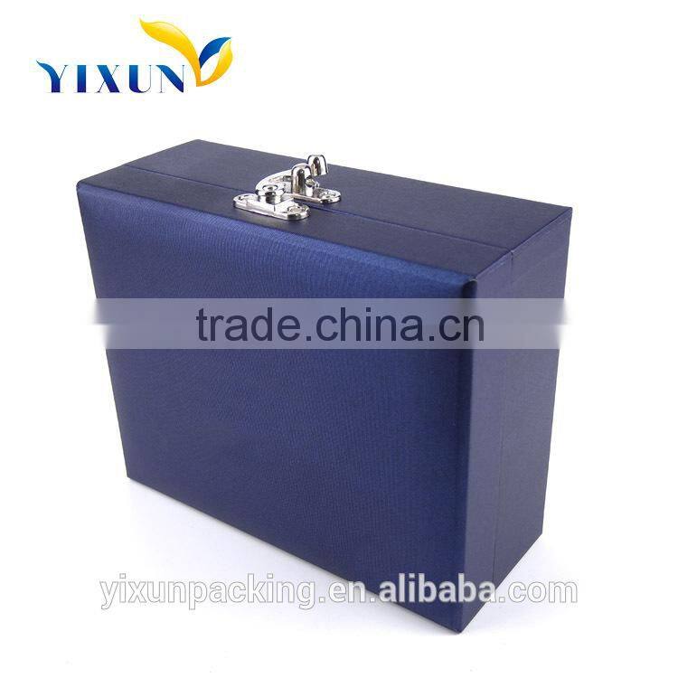 Custom Made Paper with classical button Cardboard Gift Box