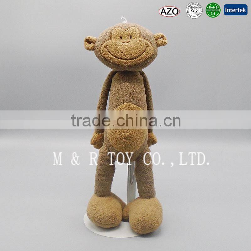 New Design OEM Funny Standing Monkey Soft Toy for Free Sample