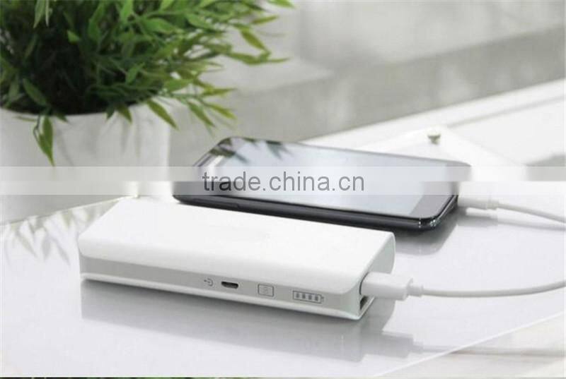 10400mah high quality led torch light portable power bank