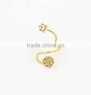 Favorite retro texture black gem ring jellyfish shape personality ring for lady