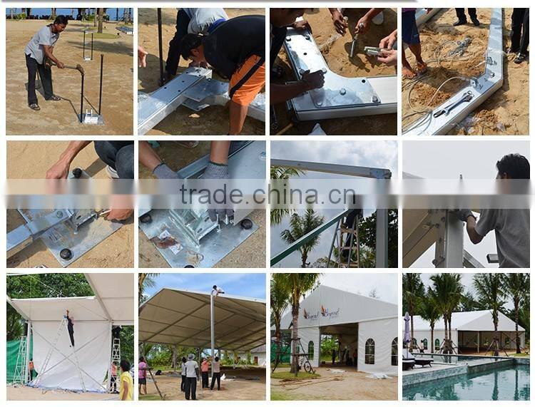 Aluminum Frame with PVC Cover White Party Restaurant Tent for sale