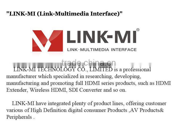 LINK-MI LM-MX03 Full HD 1080p 3D Audio Video Mini 4X2 HDMI Matrix Splitter