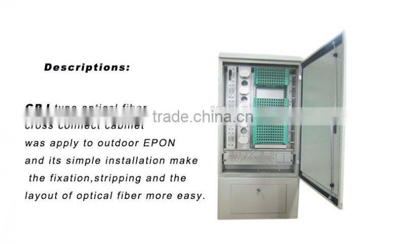 Telecommunication Level Outdoor 144 cores 288 cores optic fiber distribution cabinets