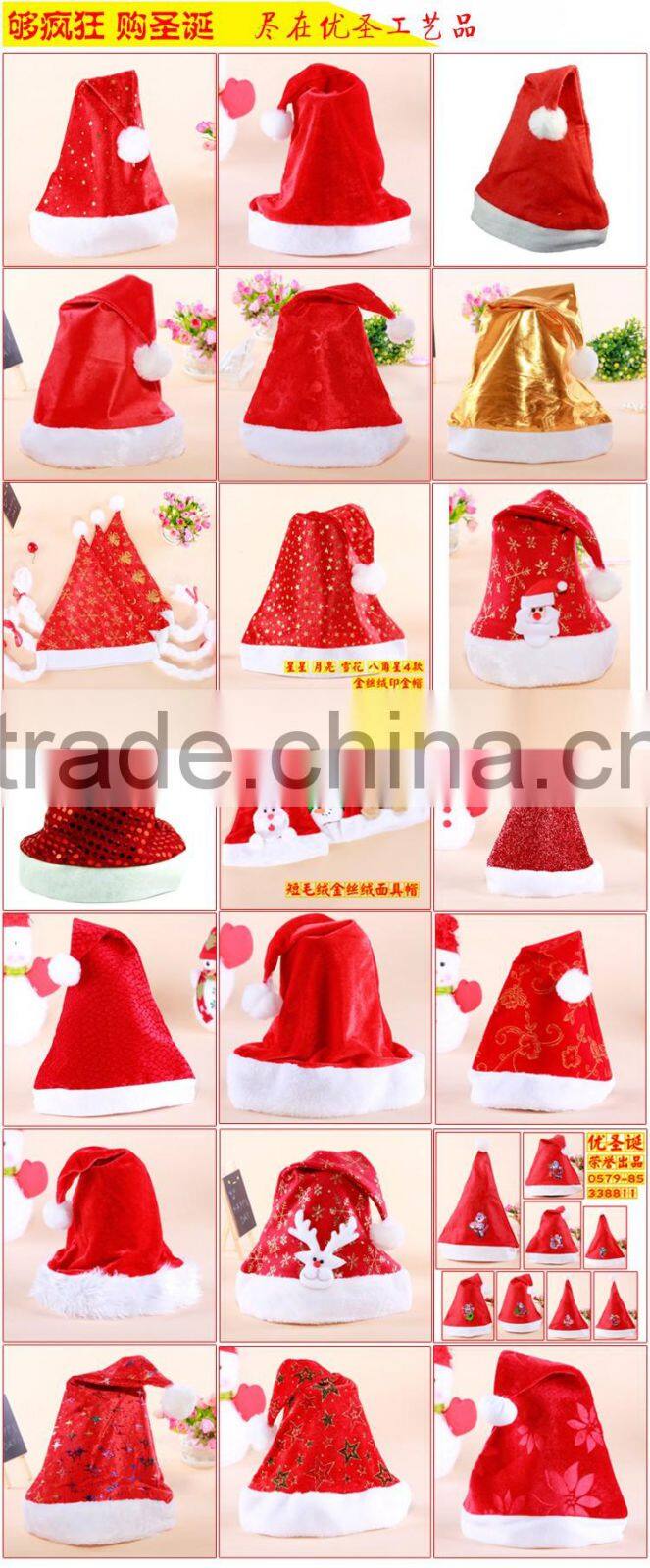 christmas hat yiwu factory Electronic cap LIGHT Hats