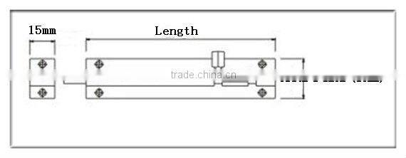 1 inch width Copper Door Flush Bolt