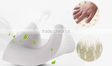 Contour shape latex foam child pillow