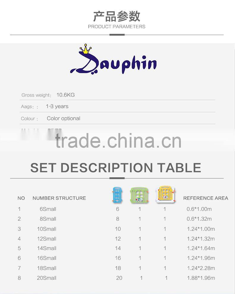 See larger image 8 Panels Saftey Game Playpen Kids Plastic Playpen European Standard Fence Baby Indoor Game Baby Playpen