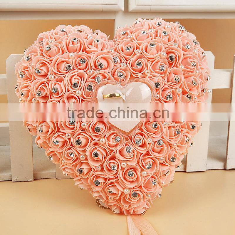 Fashion new desin handmade wedding ring boxes