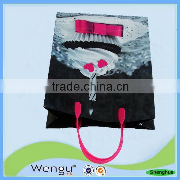 Customize new products pp plastic shopping bag for packaging with pp handle in china suppliers and manufacturer