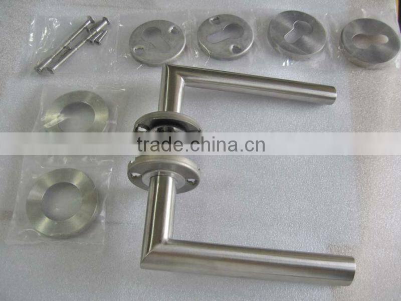 HL004 Stainless steel tube lever main door handle