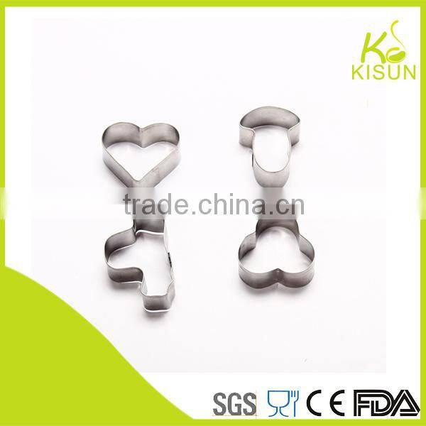 a set biscuit tool hand shape with stainless steel material