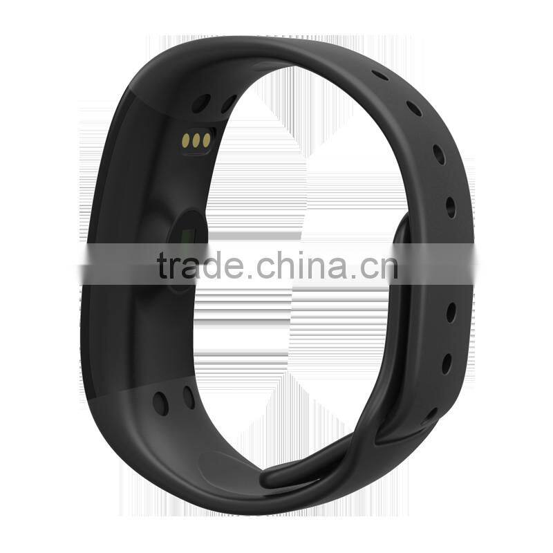 Bluetooth 4.0 wearable wireless heart rate monitor sensor(soft adjustable TPE strap)compatible with IOS Android OS phones tablet