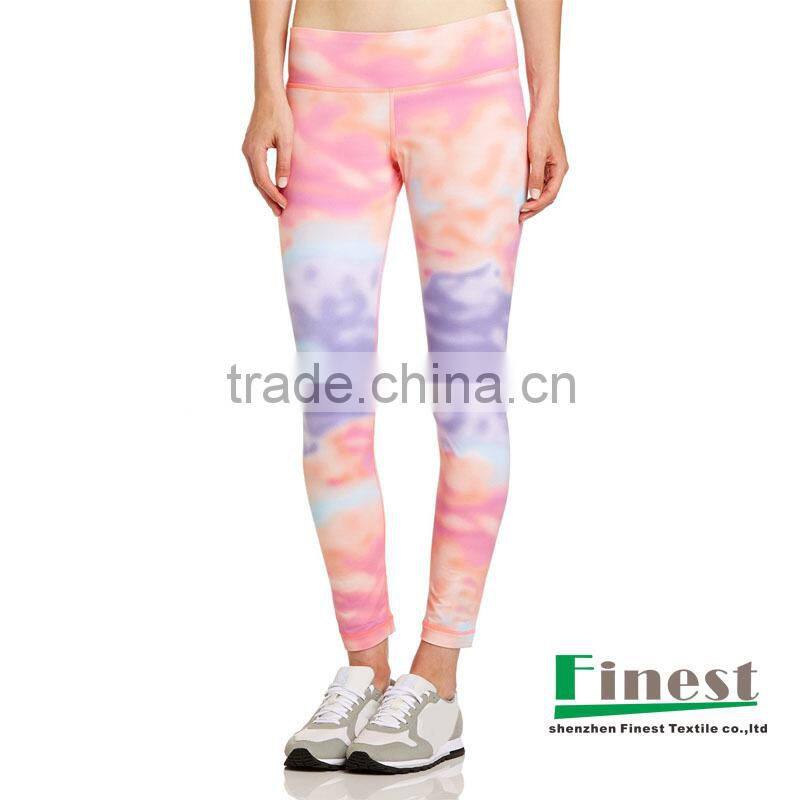 Ladies sexy tight pants colorful tight yoga leggings
