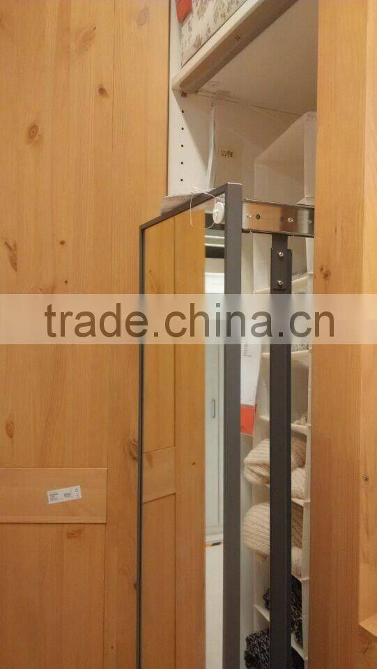 35mm three folde ball bearing slide for turn mirror in cabinet