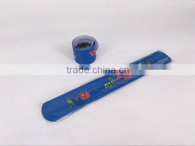 party slap bands, wide reflex slap wristbands, sports slap bracelets