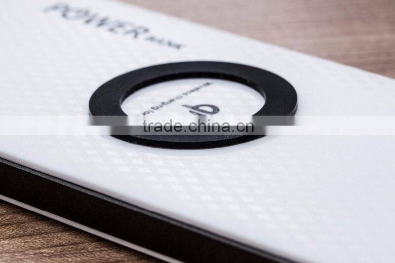 8000mAh Wireless power bank, new model wireless charger, hot selling universal wireless phone charger