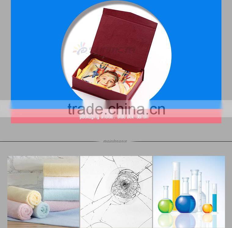 Hotsale L150*H100*W20mm smooth angle square blank sublimation 3d photo crystal