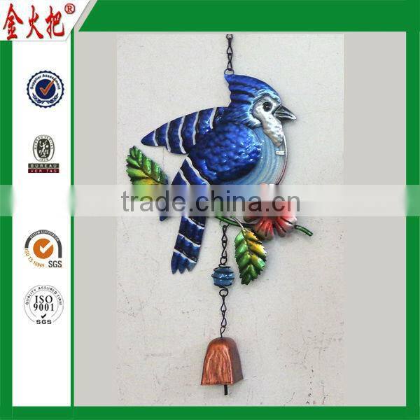 China Wholesale Custom bird metal colorful door hanging decoration