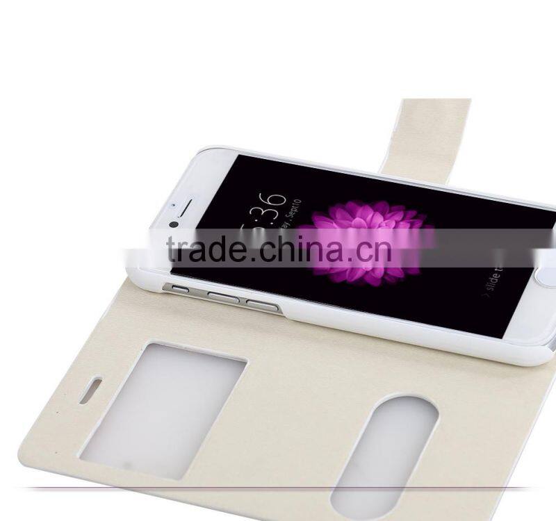 2015 high quality flower flip leather case cover for LG L20