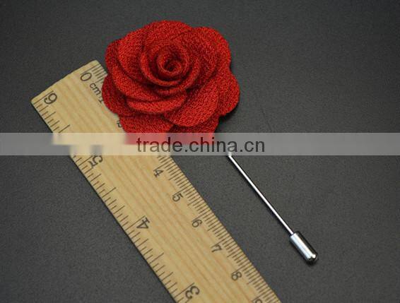2015 vintage wholesale fabric colorful flower brooches