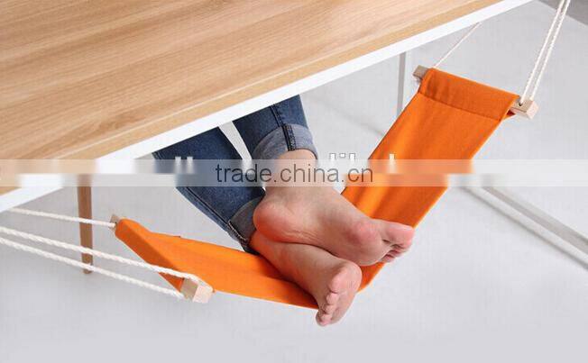 Portable Mini Office Foot Rest hammock Stand Desk Feet Hammock Easy Disassemble hammock with Studying Library Outdoor Indoor