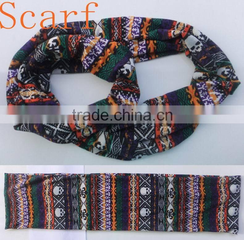 warm woolen yarn fabric scarf