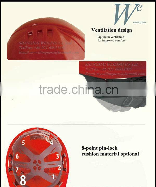 industrial safety helmet CE proved OEM/ODM with high impact resistance