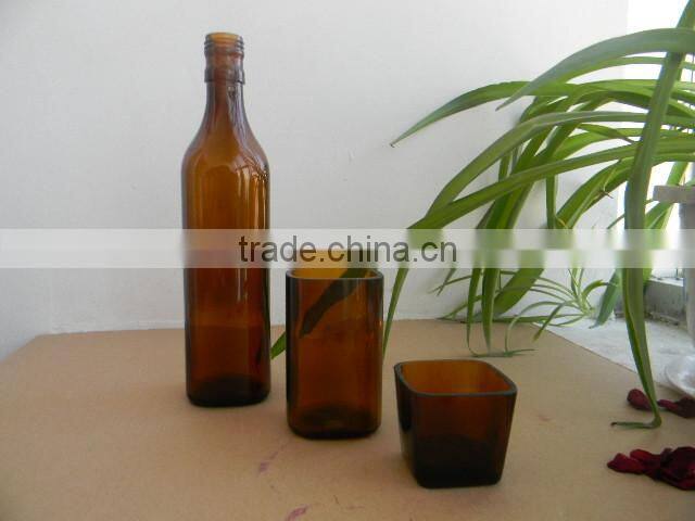 Wholesale brown empty glass bottle for wine and medicine