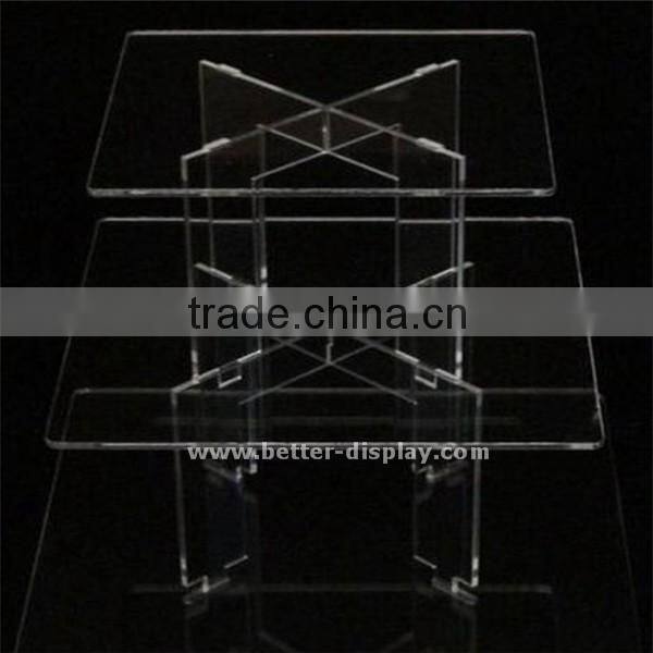 wholesale acrylic 4 tier wedding cake stand