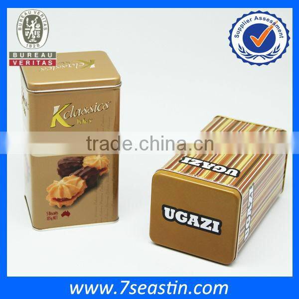 500g cookies tin box packaging , coffee can in food grade
