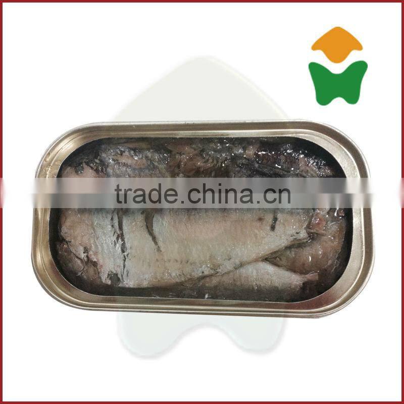 sardine companies in vegetable oil 125gX50tins