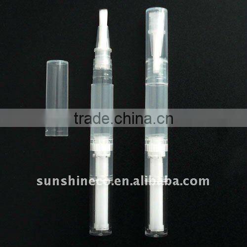 plastic teeth whitening pen,twist click whitener,35% 2ml carbamide peroxide,private label availiable
