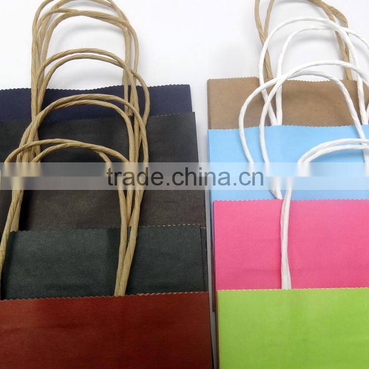 Custom logo Paper Bag In Stock Cheap Kraft Paper Bag Manufacturers