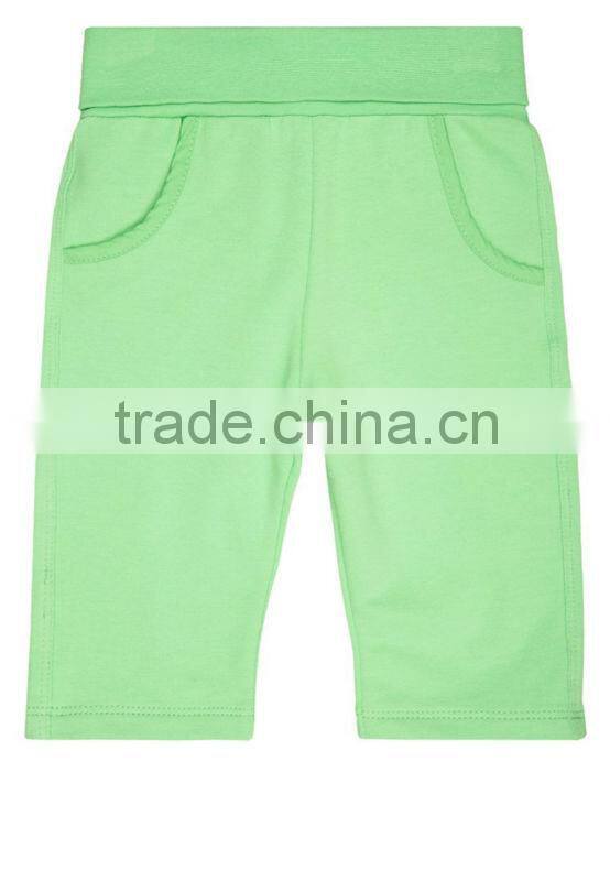 100% Cotton Plain Baby Leggings Pants With Pocket