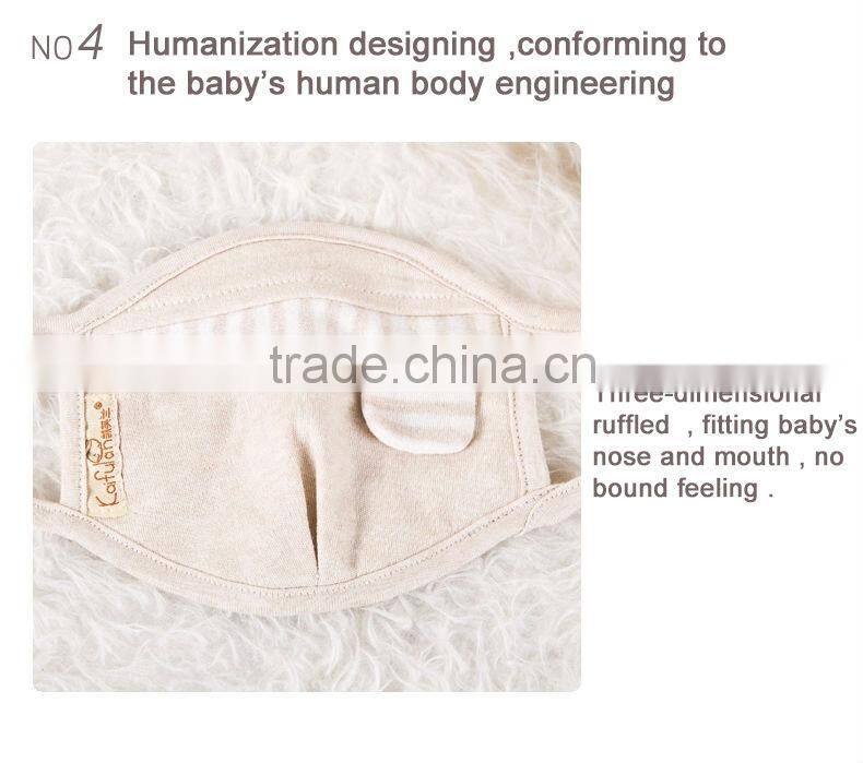 100% cotton anti-fog breathable thermal and windproof baby masks
